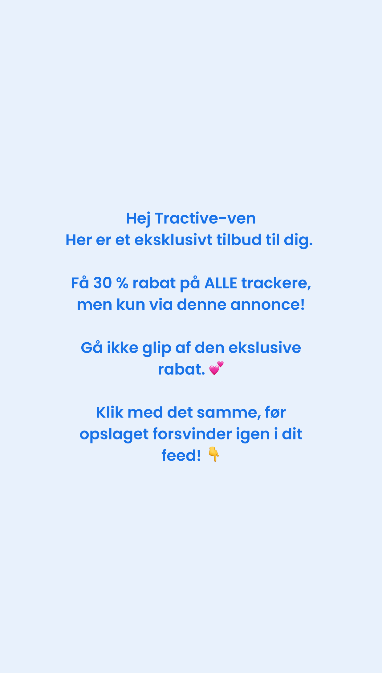 Tractive Facebook ad