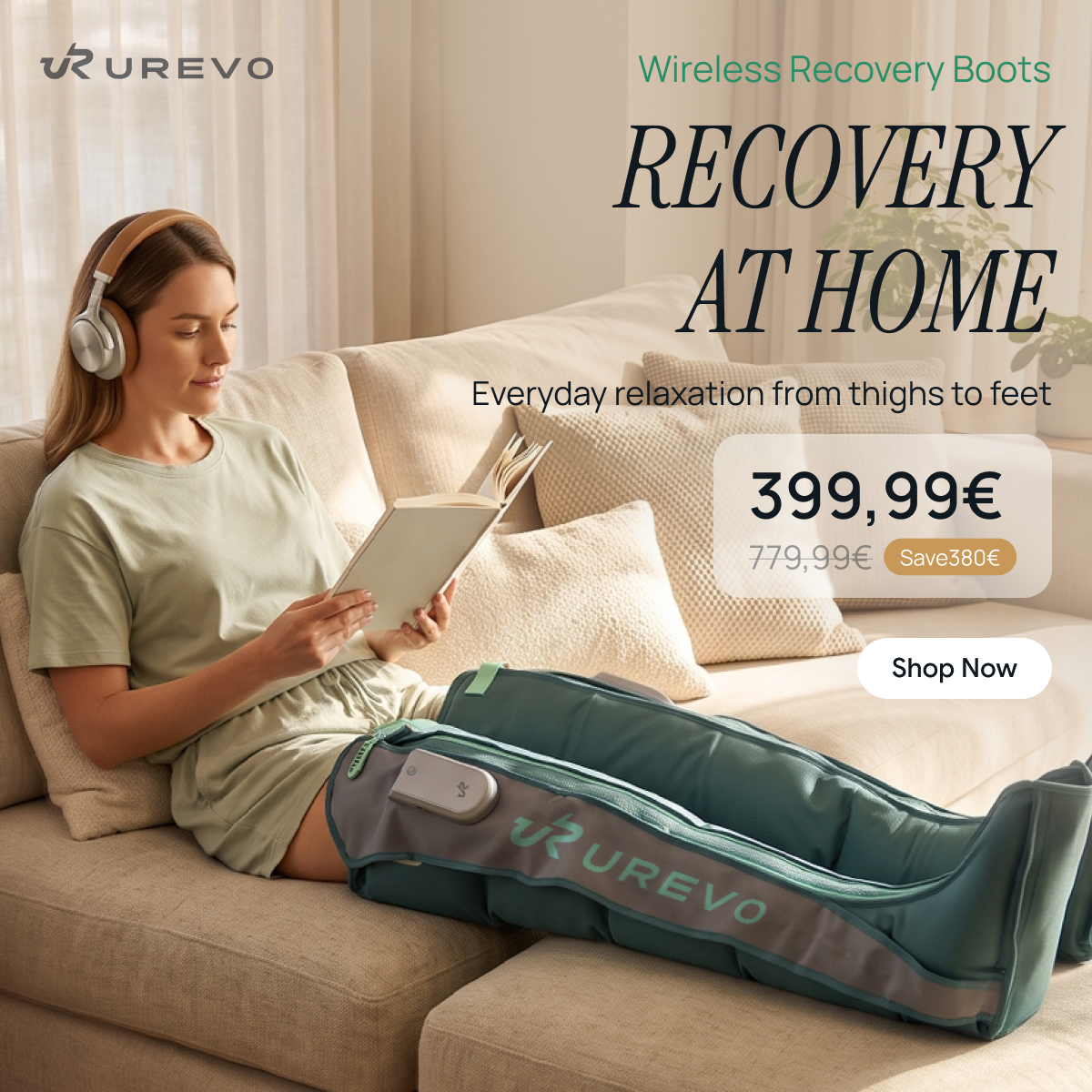 UREVO Facebook ad: Two Legs. One Session