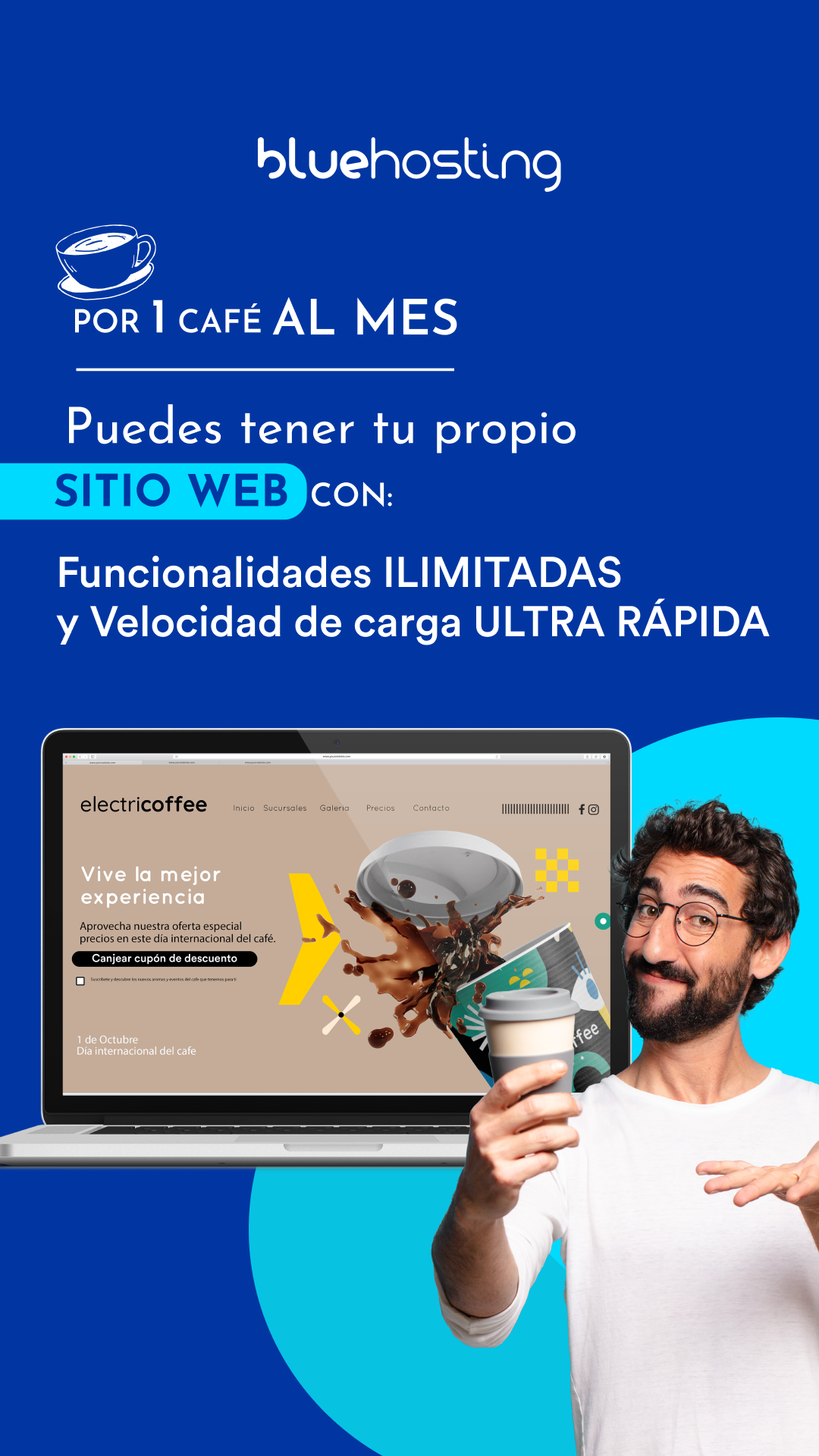 BlueHosting Facebook ad