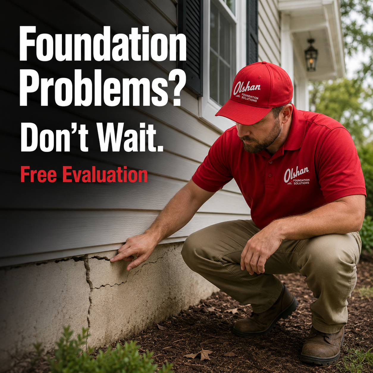 Olshan Foundation Repair Facebook ad