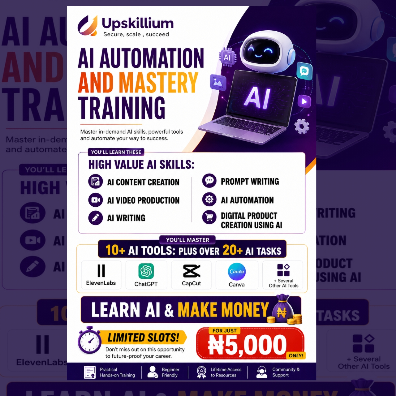 Upskillium Technologies Facebook ad