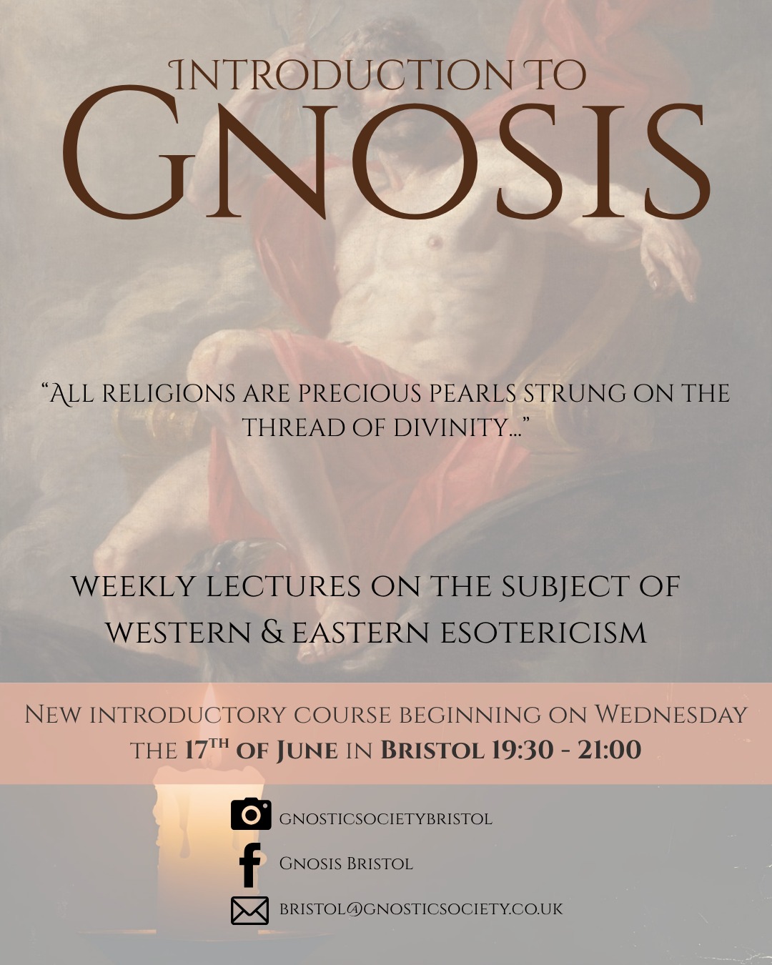 Gnosis Bristol Facebook ad: This event will be a lecture, marking the…