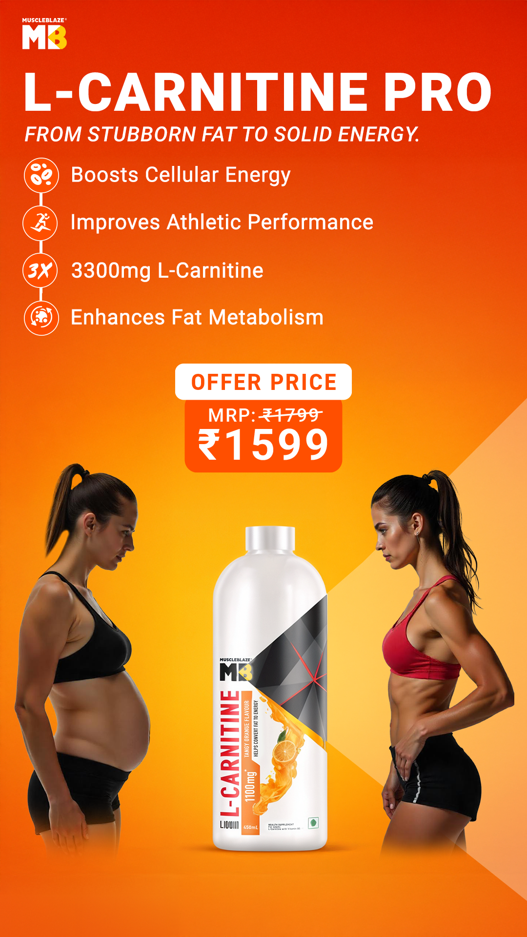 MuscleBlaze Facebook ad