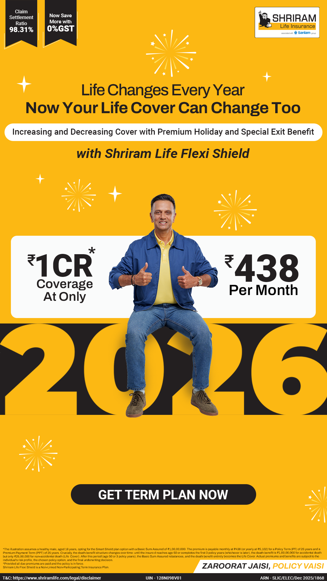 Shriram Life Insurance Facebook ad
