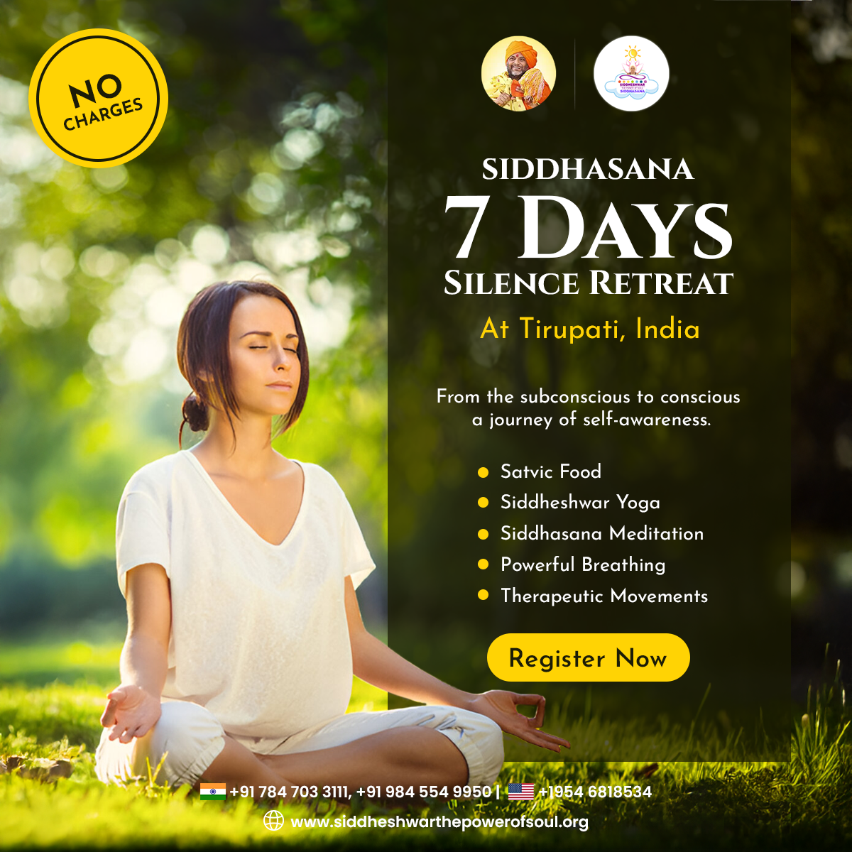 Siddheshwar - The Power of Soul, Siddhasana Facebook ad: Join us on the journey to a better you!
