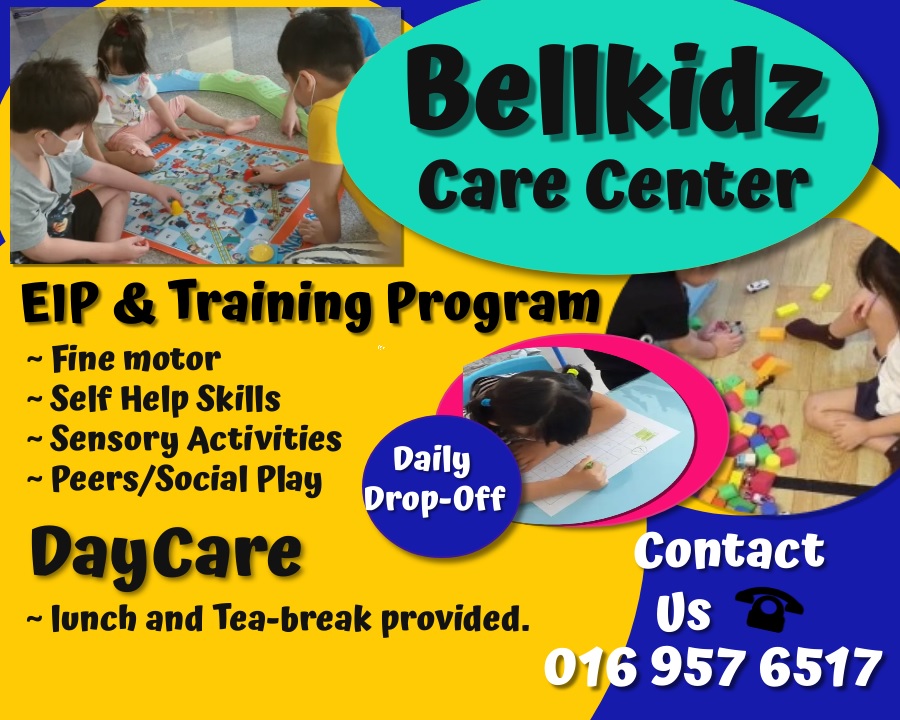 Bellkidz EIProgram and Special Child Day Care 特殊儿童辅助班/安亲班 Facebook ad: EIP (Early Intervention Program)