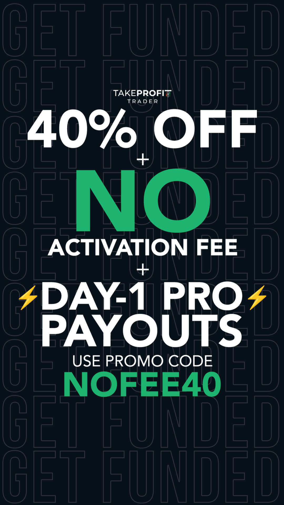 Take Profit Trader Facebook ad