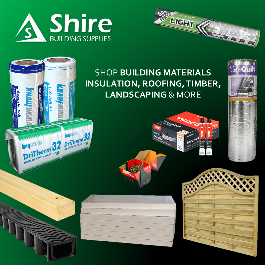 Shire Building Supplies Shirebrook Facebook ad from Apr 9, 2025