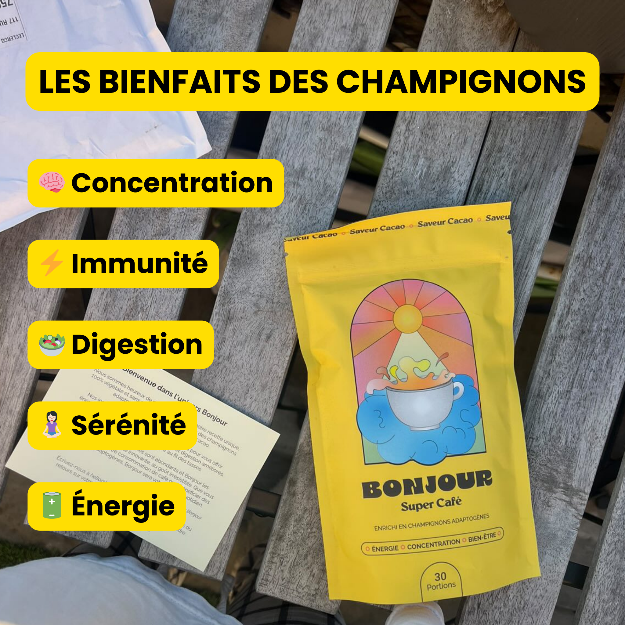 Bonjour Facebook ad