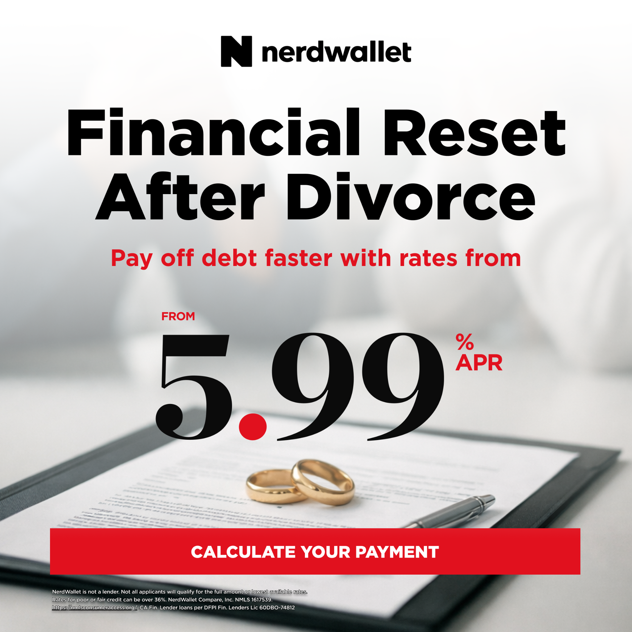 NerdWallet Facebook ad