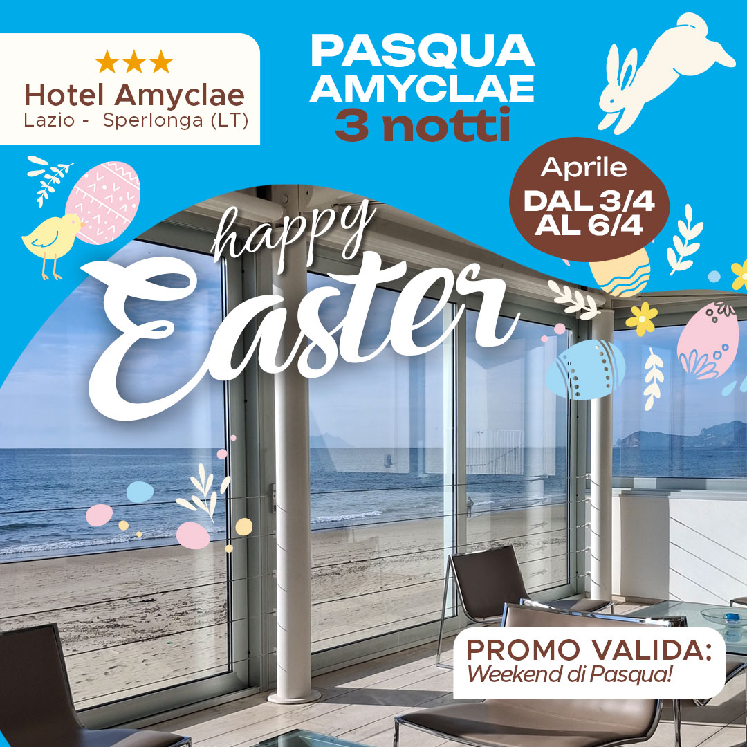 Hotel Amyclae Facebook ad: Pasqua a Sperlonga?