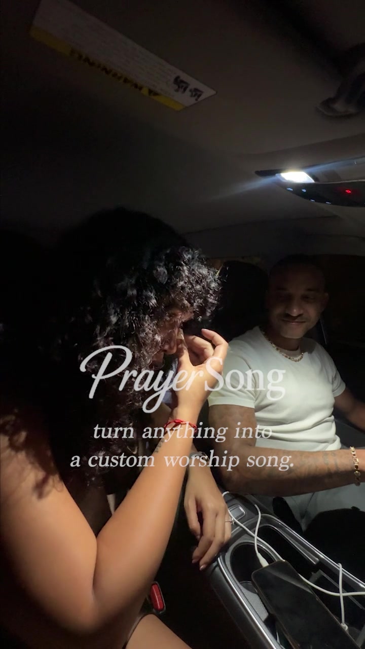 PrayerSong Facebook ad: Surprise them with a PrayerSong!