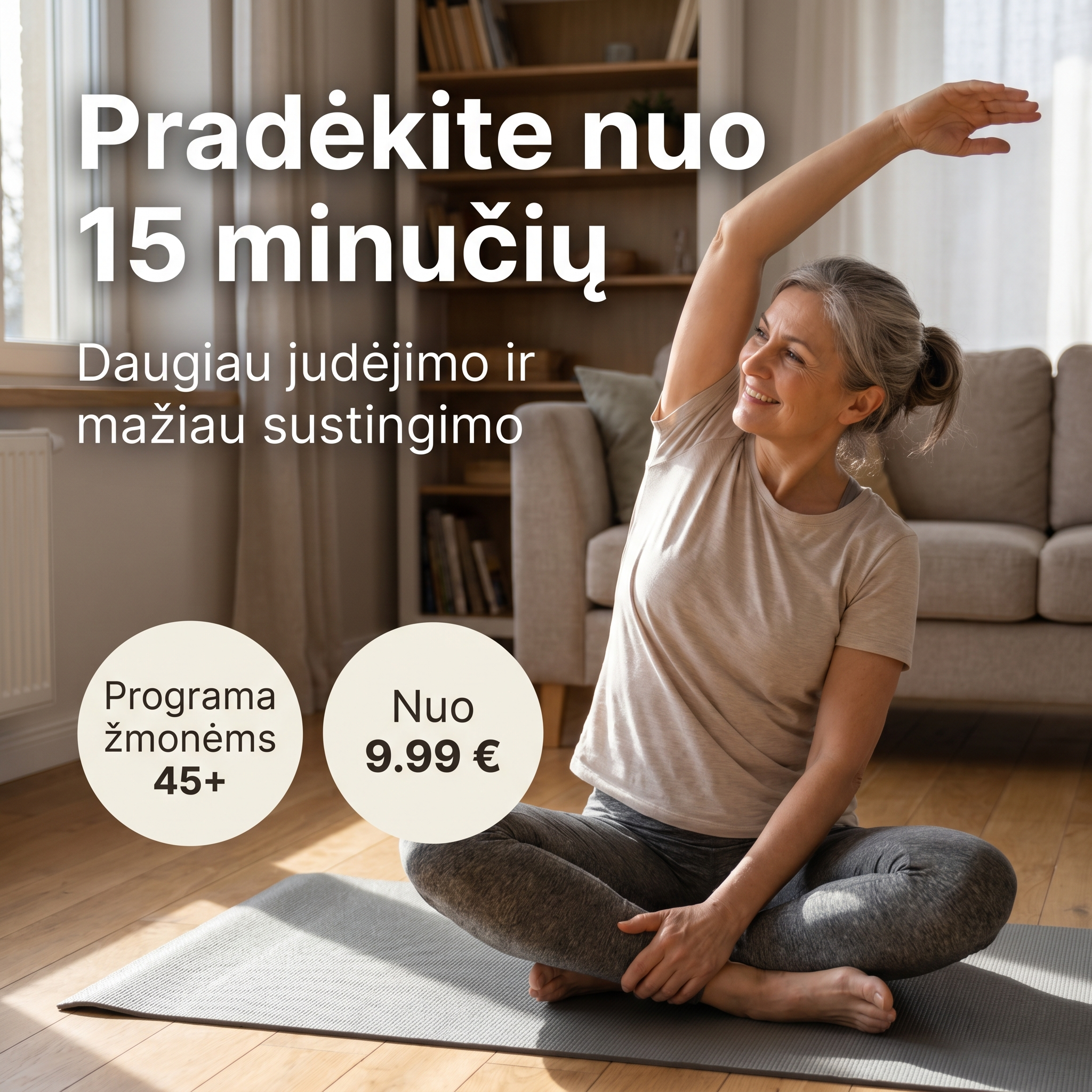 Sportas45.lt Facebook ad: Vasaros grupė dabar tik 9,99 €