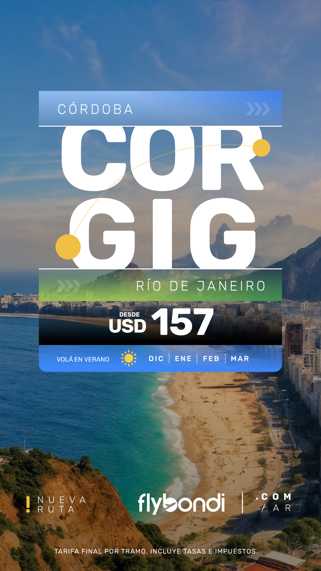 Flybondi Facebook ad from Mar 3, 2026