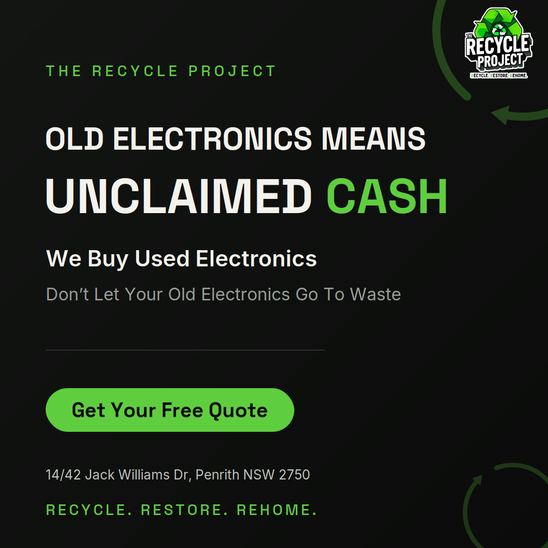The Recycle Project Facebook ad: Sell Your Device Today