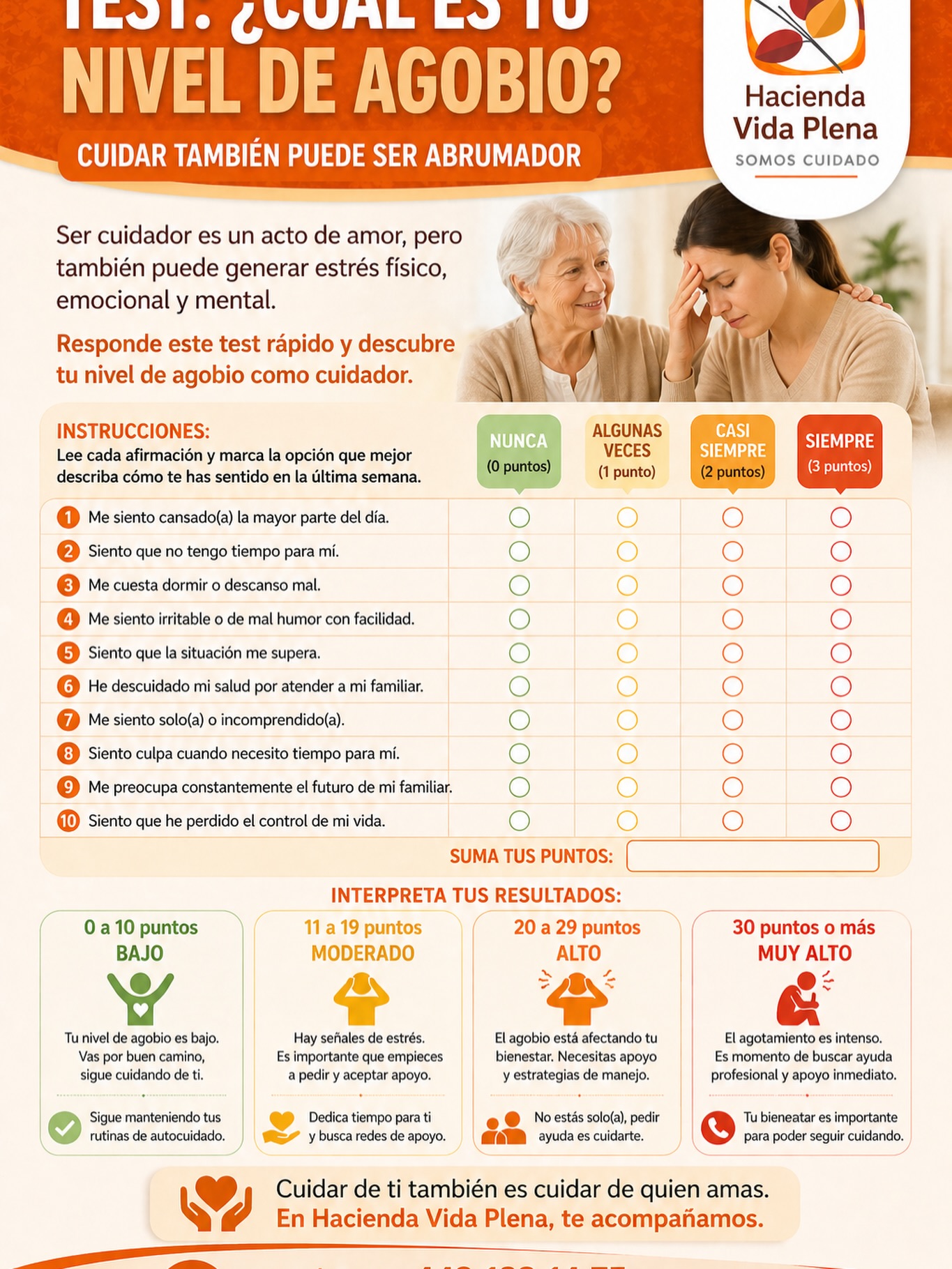 Residencia para Adultos Mayores en Querétaro HVP Facebook ad: ALERTA CUIDADOR PRIMARIO