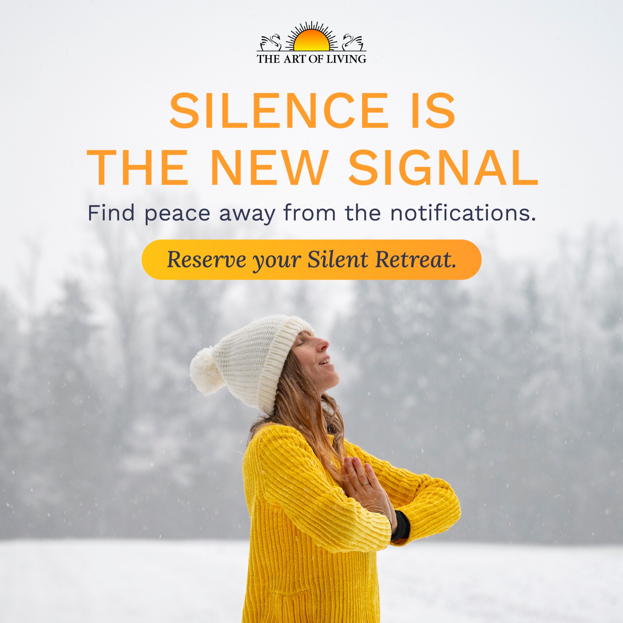 The Art of Living Facebook ad