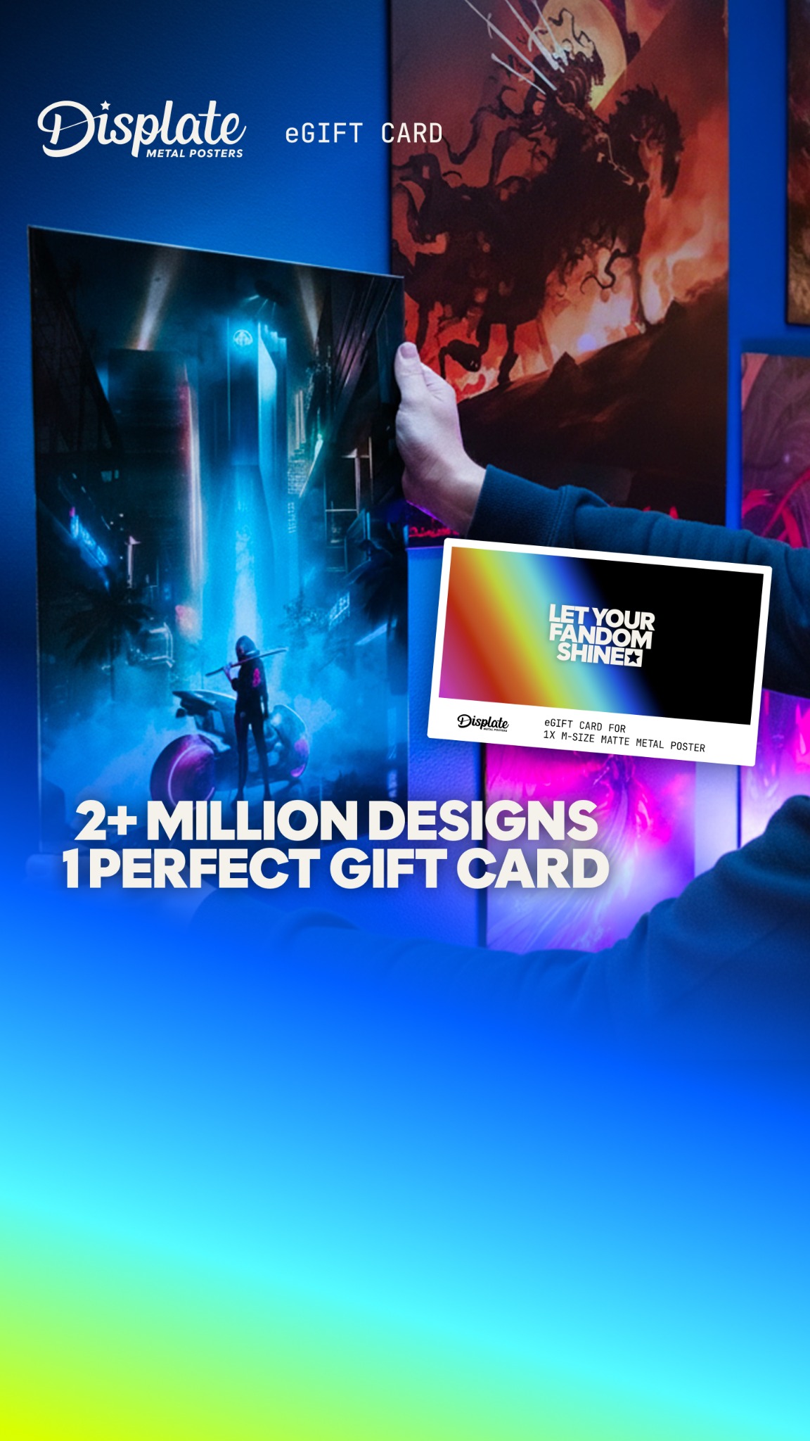 Displate Facebook ad