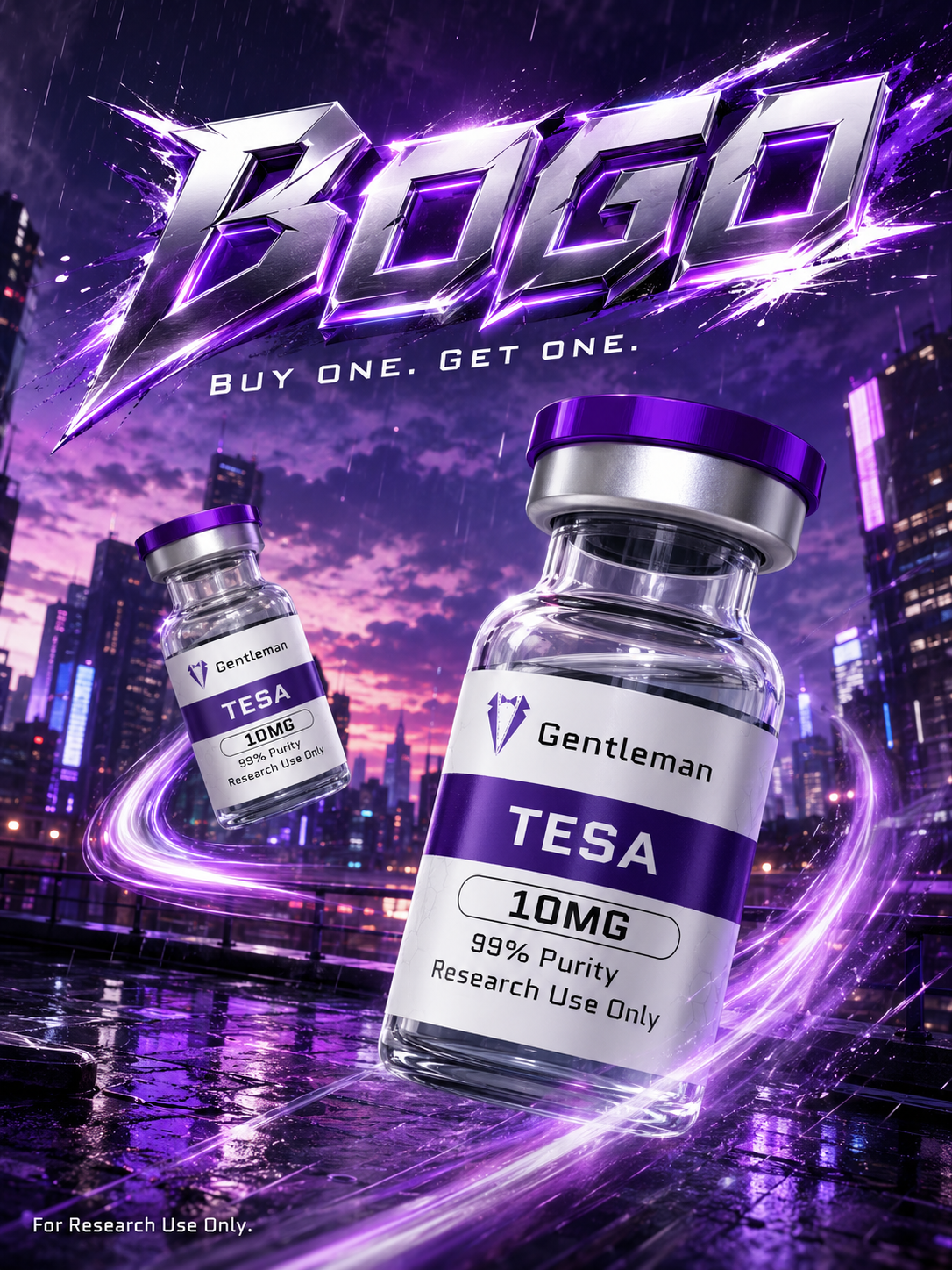 Gentlemen Science Department Facebook ad: BOGO Event Live at Gentleman