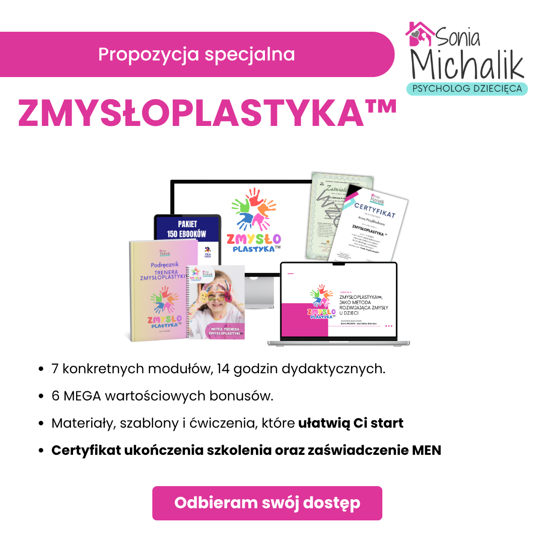 Sonia Michalik psycholog dziecięca Facebook ad