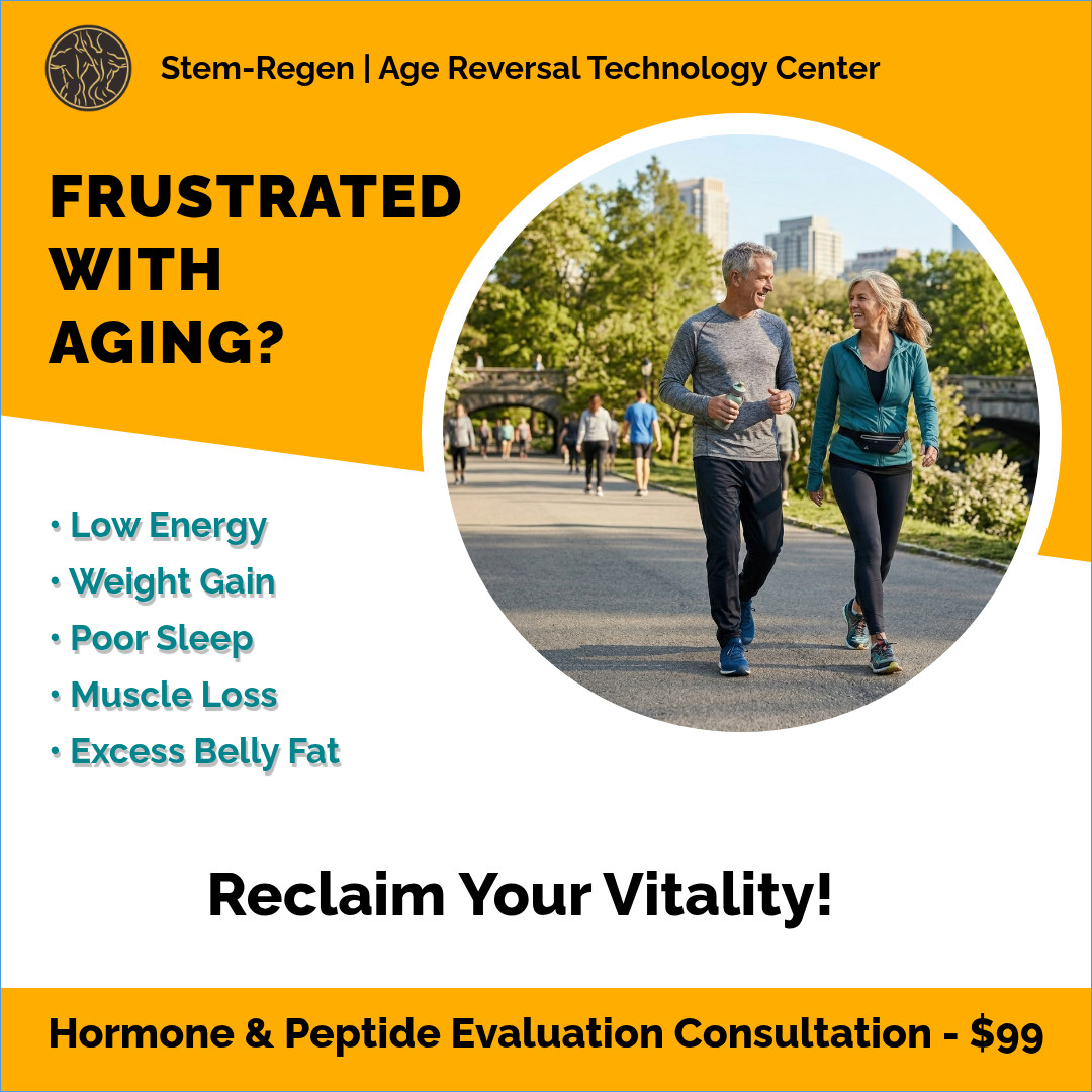 Stem-Regen - Age Reversal Technology Center Facebook ad from Jun 12, 2026