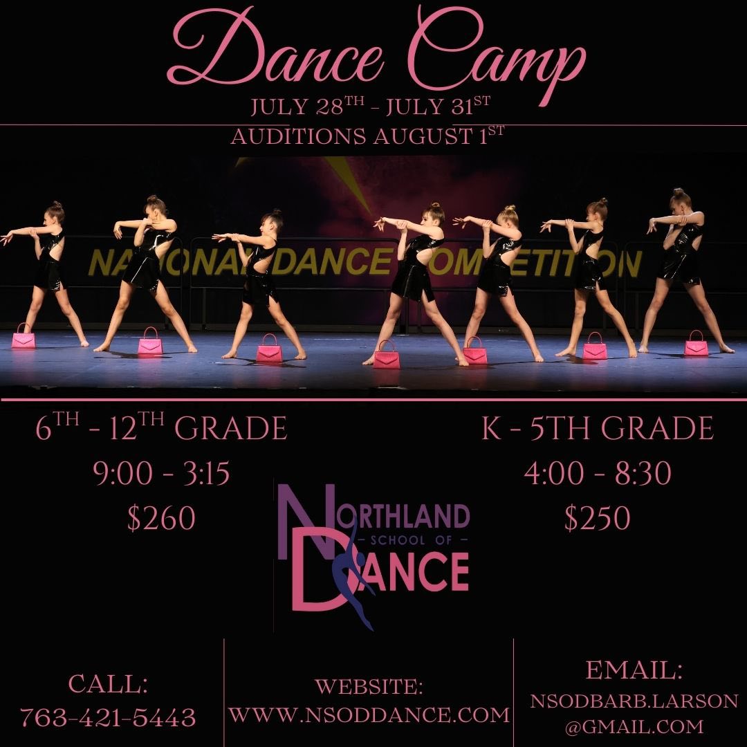 Northland School of Dance Facebook ad from May 9, 2025