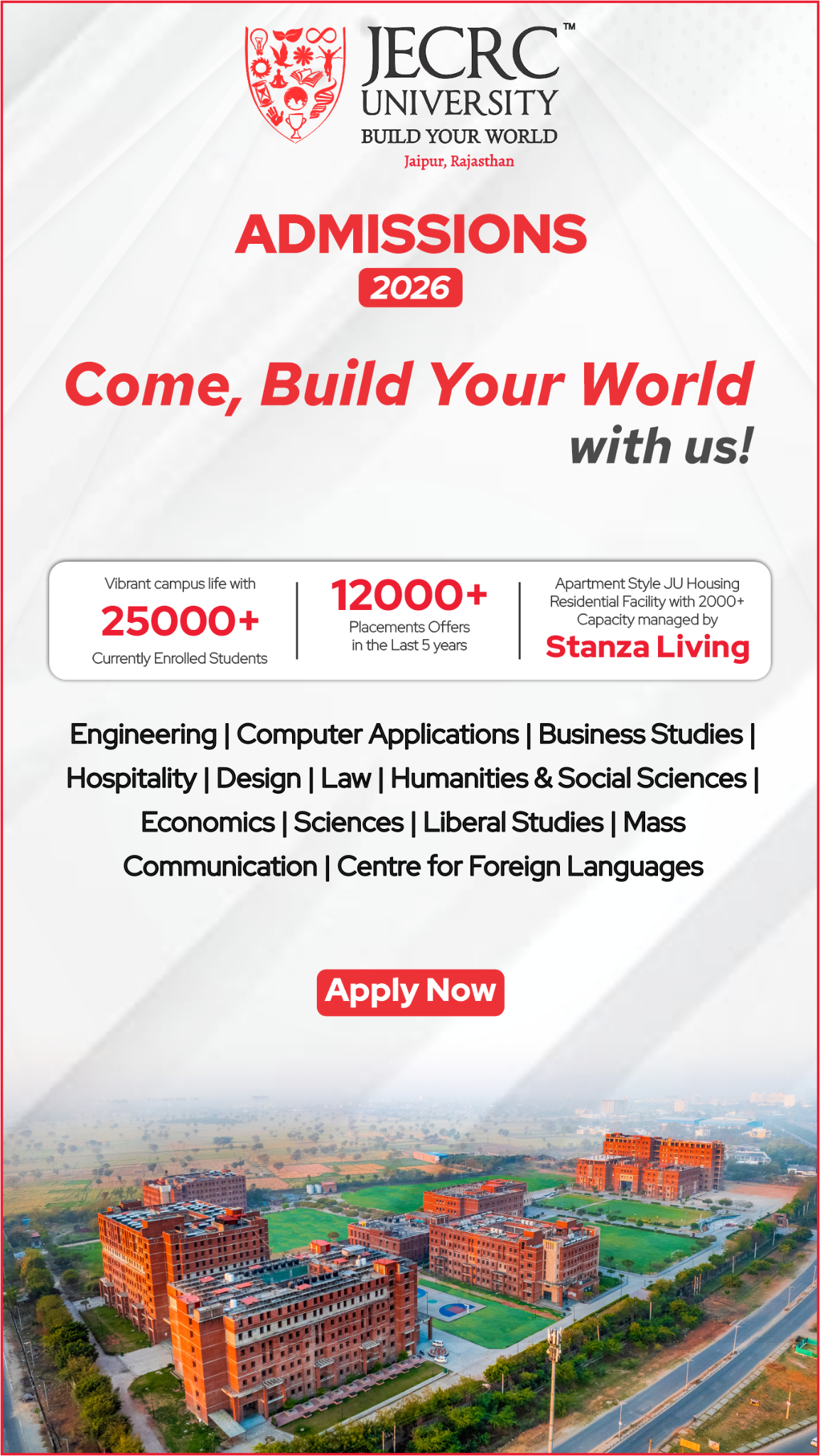 JECRC University, Rajasthan Facebook ad