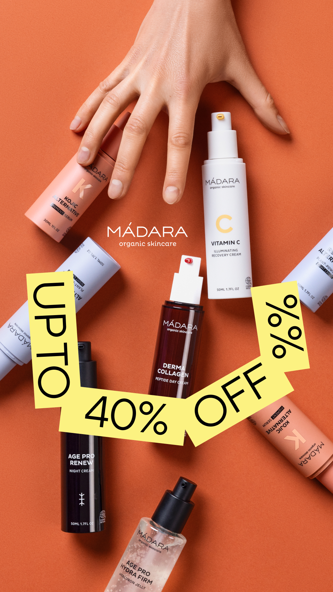 Mádara Organic Skincare Facebook ad