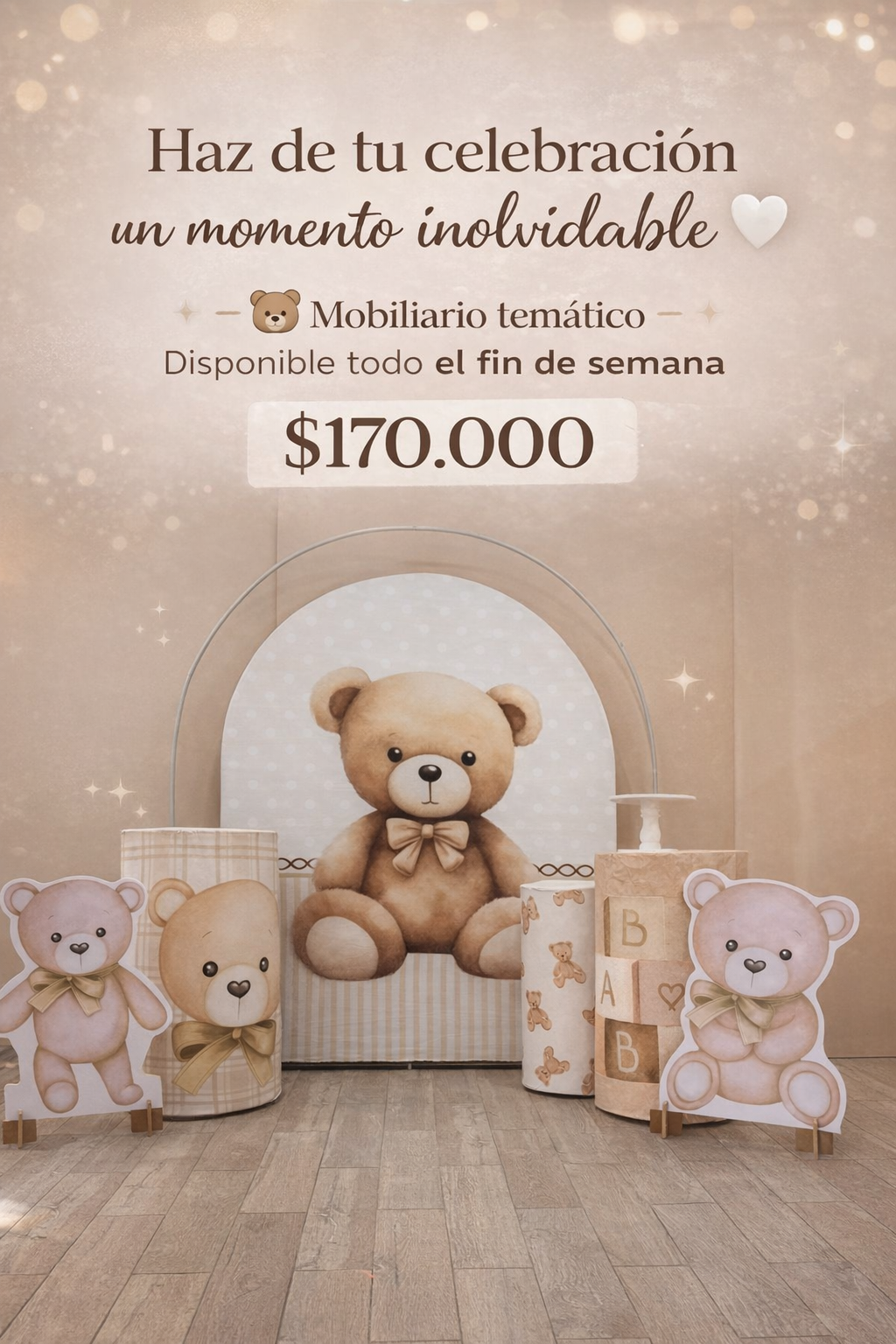 Tu Fiesta Alquileres Facebook ad: Haz de tu celebración un momento inolvidable