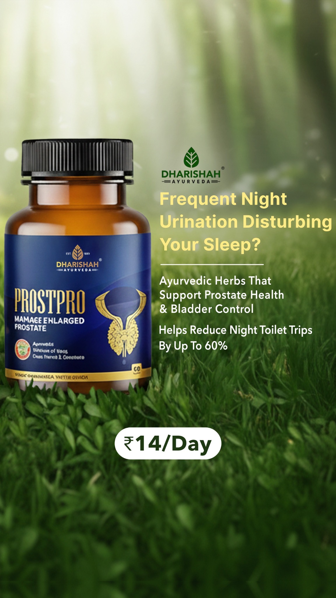 Dharishah Ayurveda Facebook ad