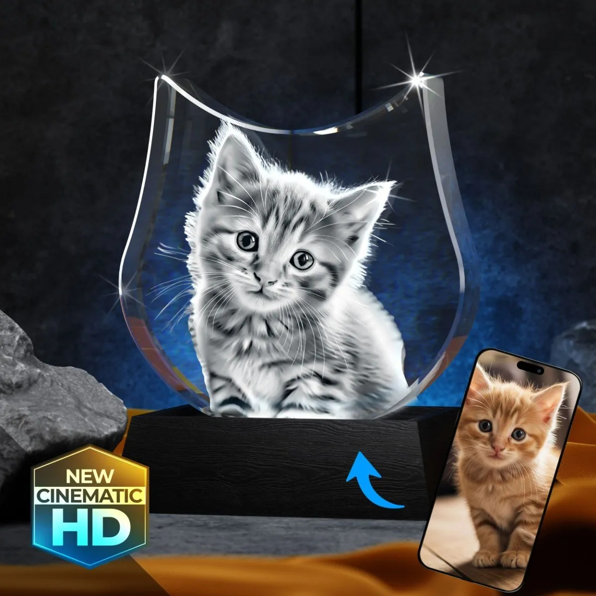 3D Crystal Facebook ad
