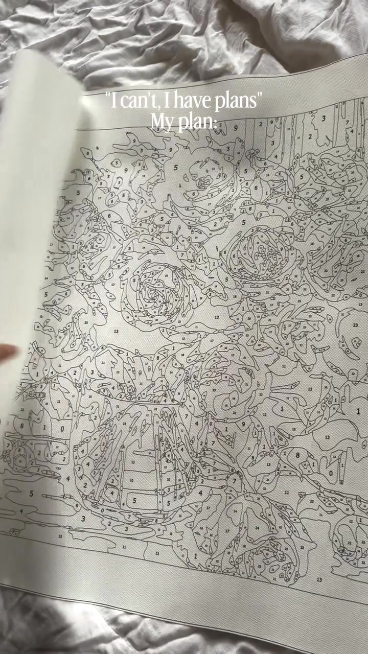 Art therapy Facebook ad: Unwind with Paint by Numbers
