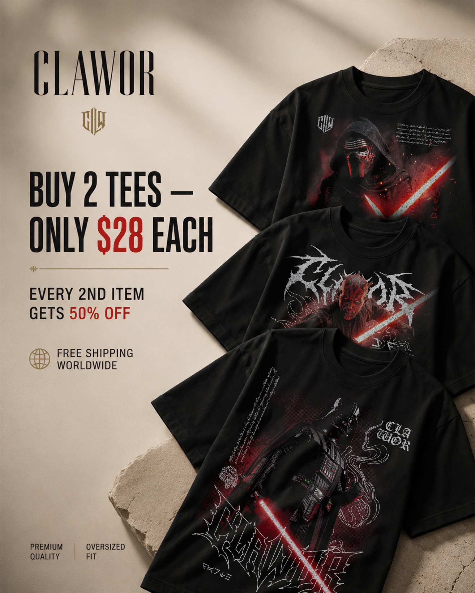 Clawor Facebook ad