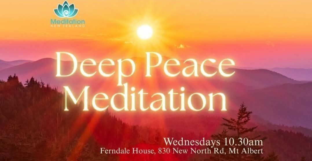 Meditation New Zealand Facebook ad: Deep Peace Meditation