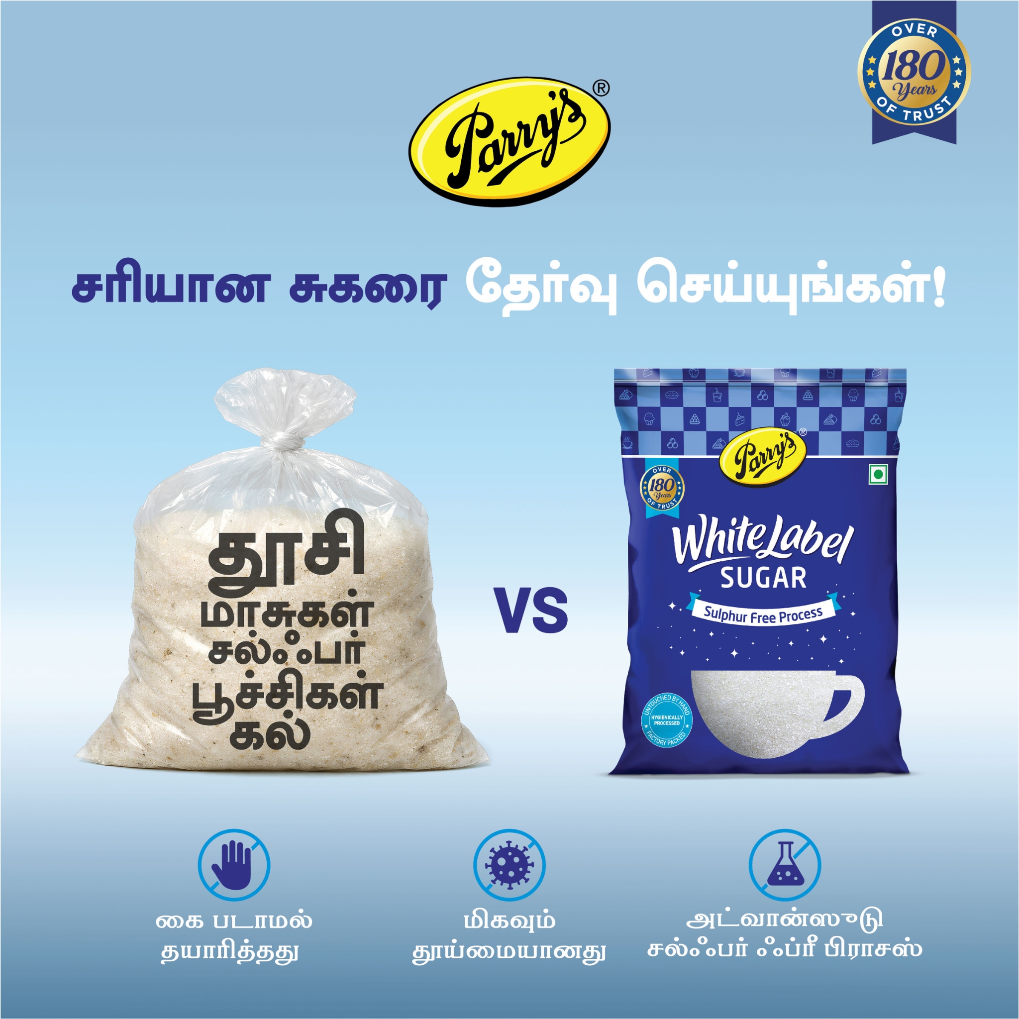 Parry's Consumer Products Facebook ad: Hygiene in every pack