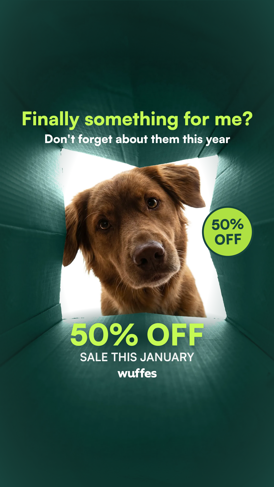 Wuffes Facebook ad