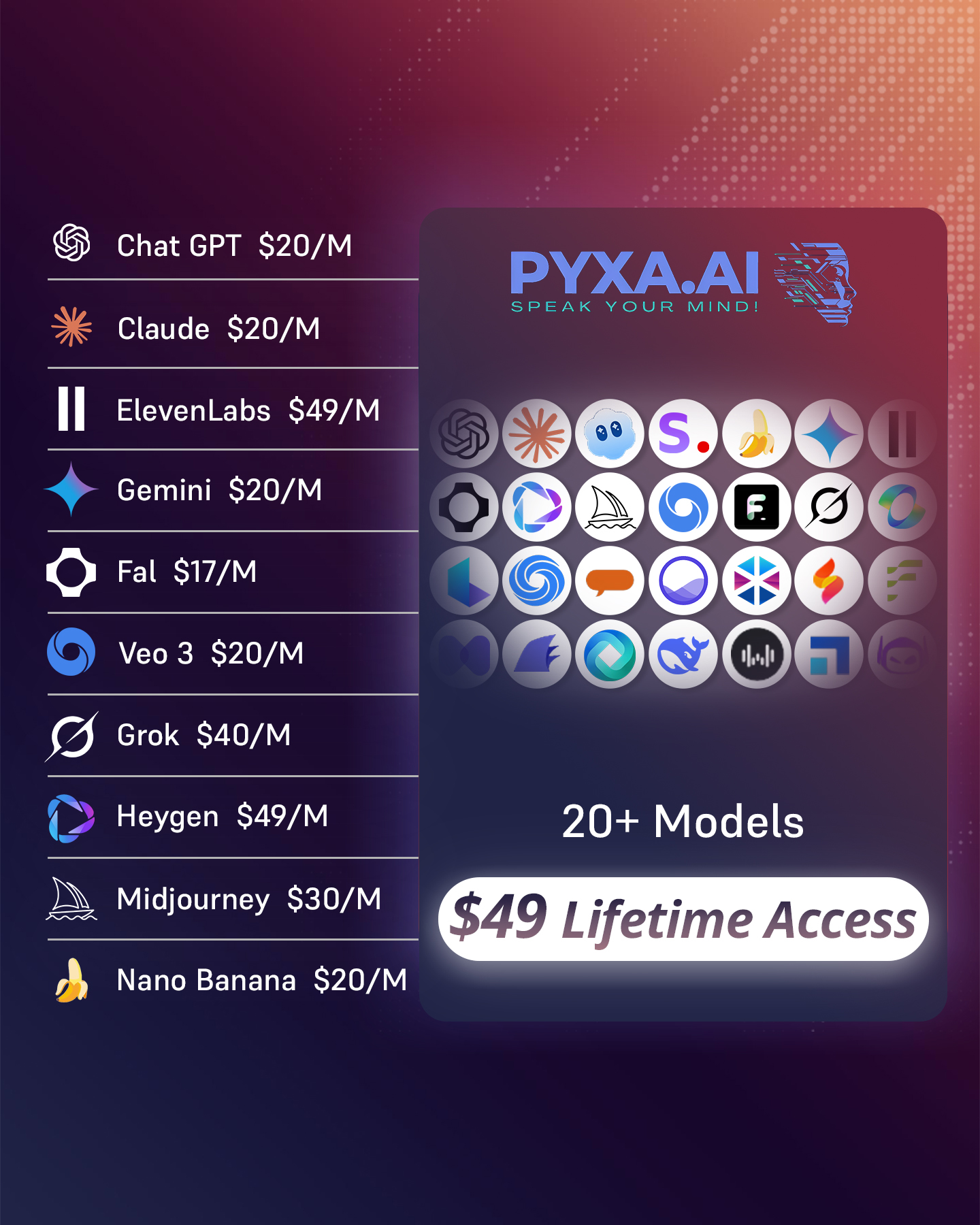 Pyxa AI Facebook ad