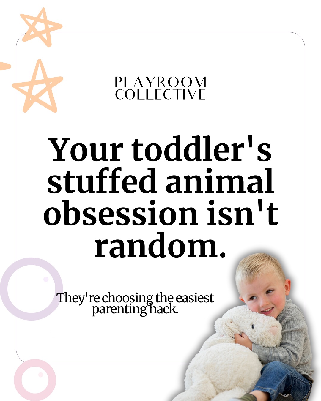 Playroom Collective Facebook ad: The one toy that solves problems you didn’t…
