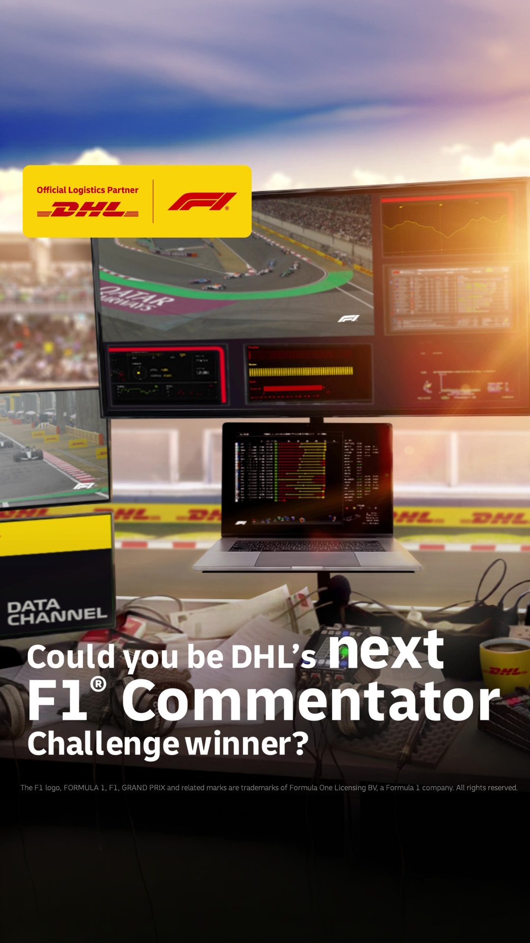 DHL Motorsports Facebook ad from Aug 11, 2026