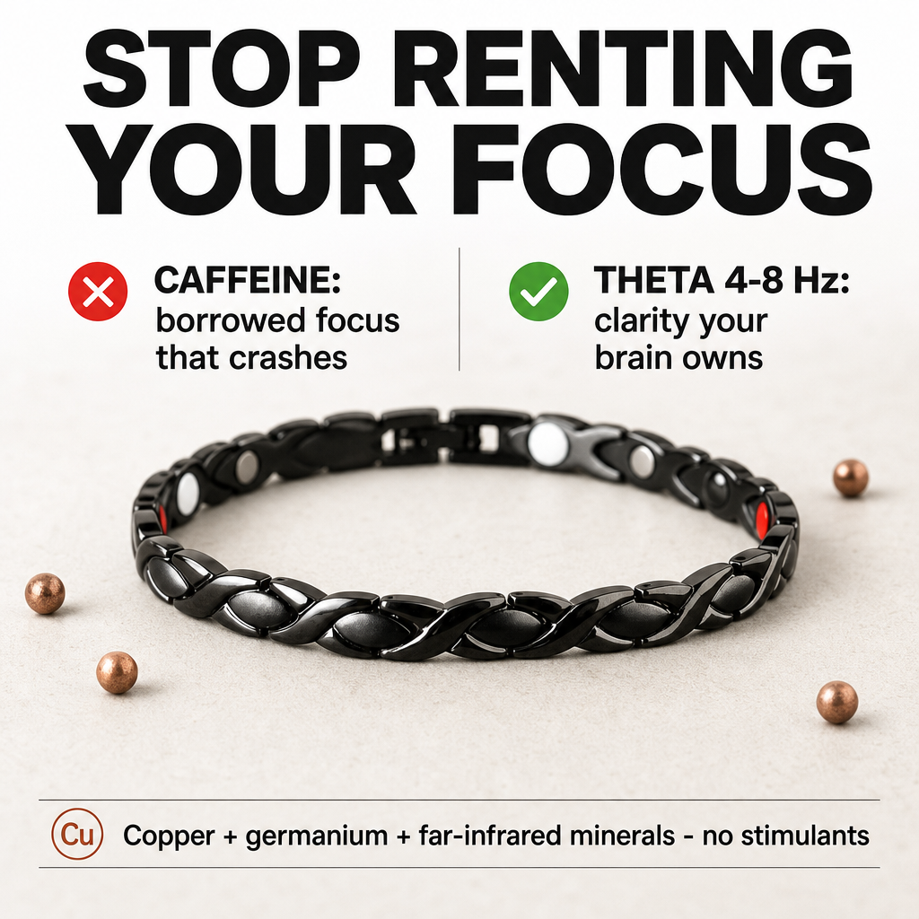 Karma Items Facebook ad: Caffeine-free focus in 2 weeks