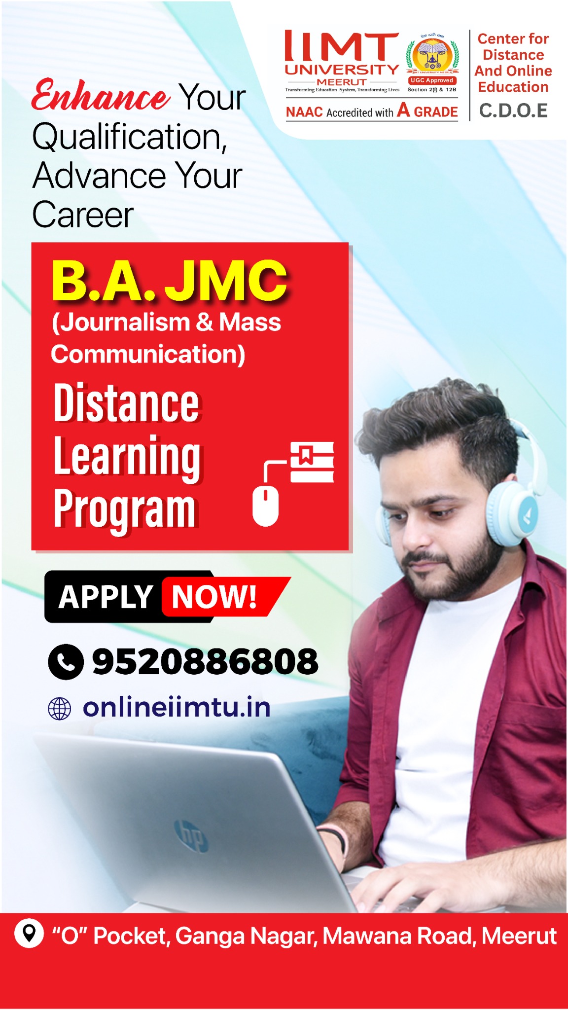 IIMT University Meerut Facebook ad