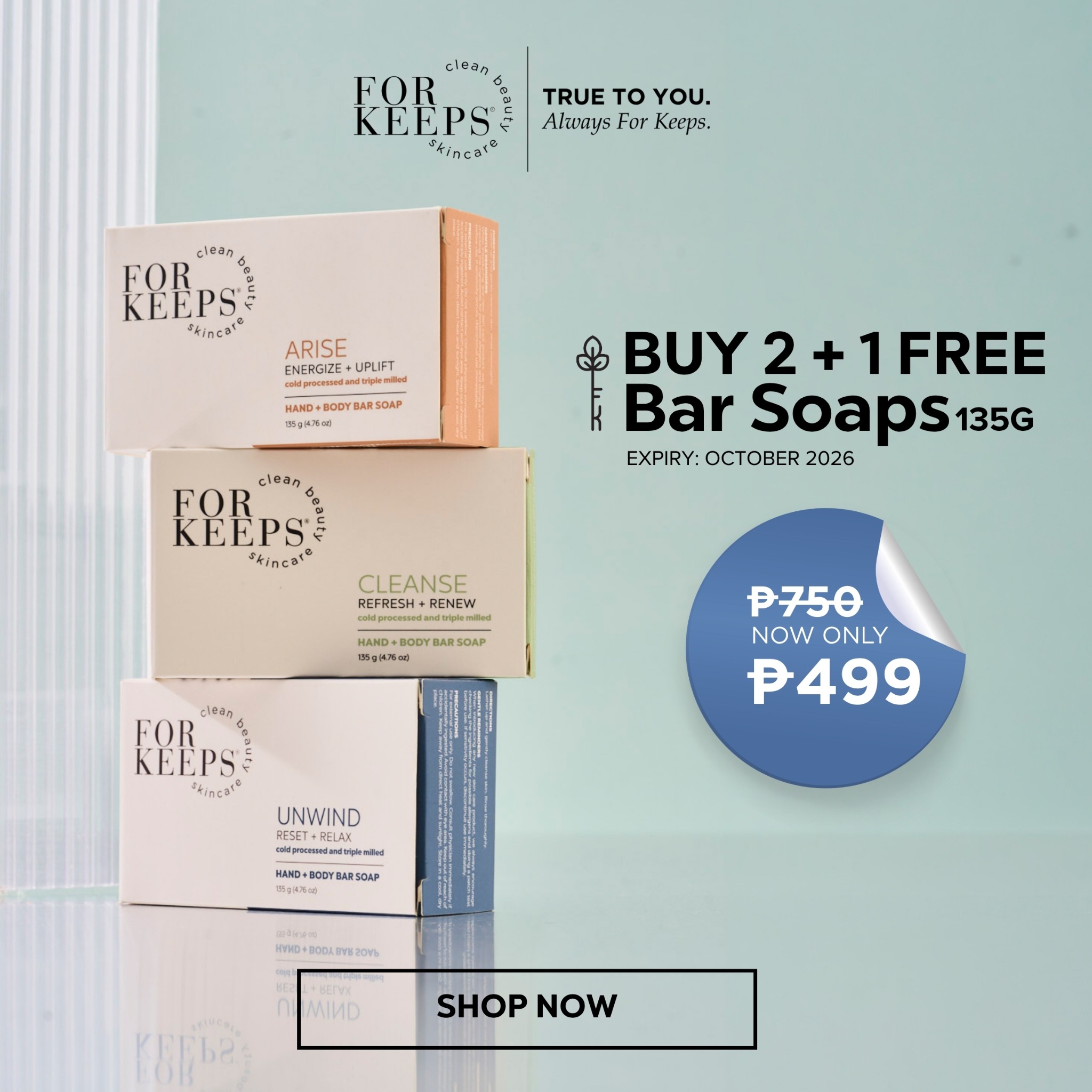 For Keeps Clean Beauty Facebook ad