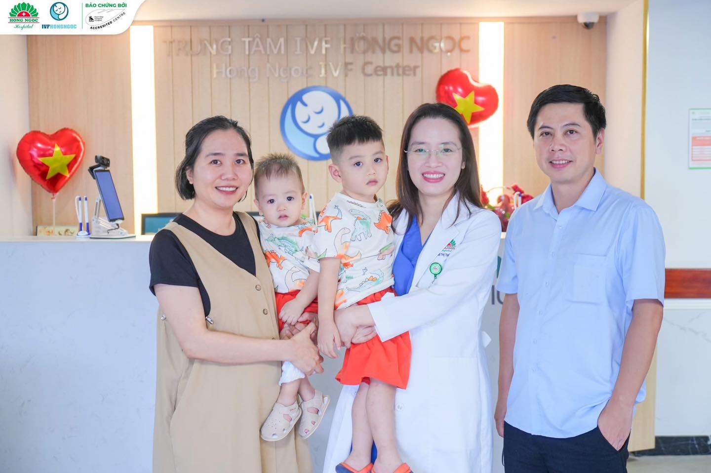 Dr. Pham Thi Thuy Duong IVF Facebook ad: 7 CONSECUTIVE MISCARRIAGES, FINALLY WELCOMING TWO LITTLE…