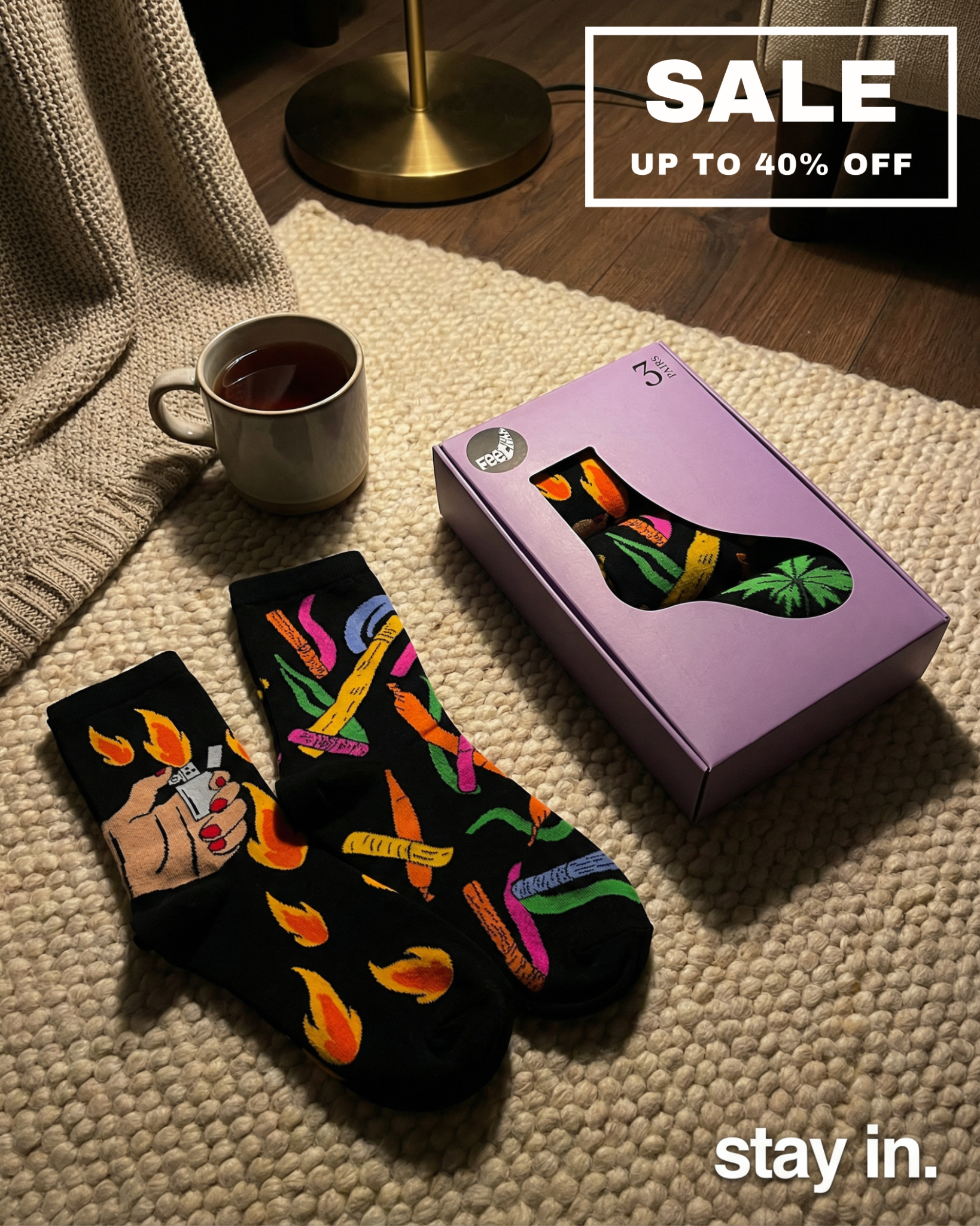 Feetishh Facebook ad: Everyday Comfort, Better
