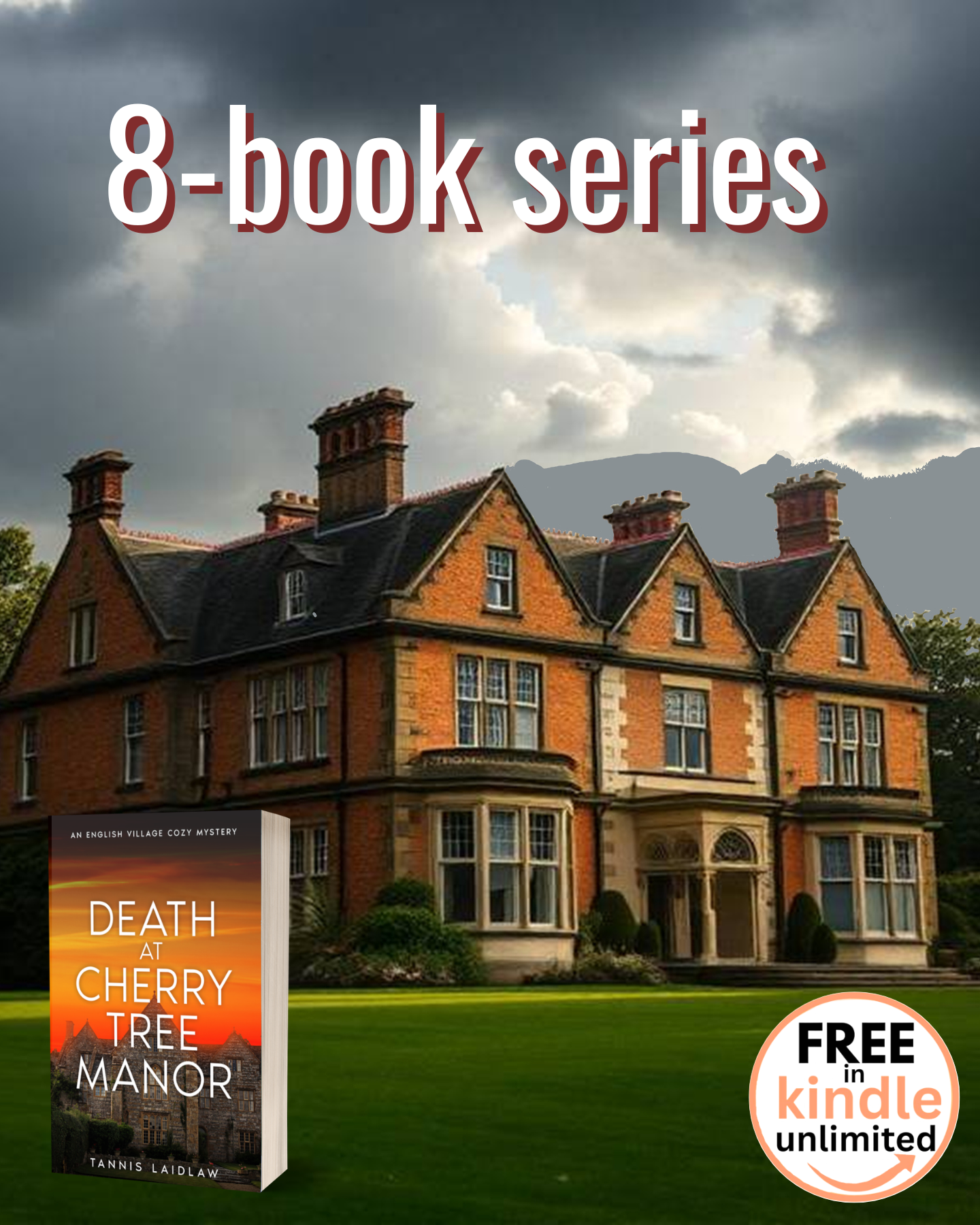 Tannis Laidlaw - Author Facebook ad: English Village Mysteries for thoughtful readers