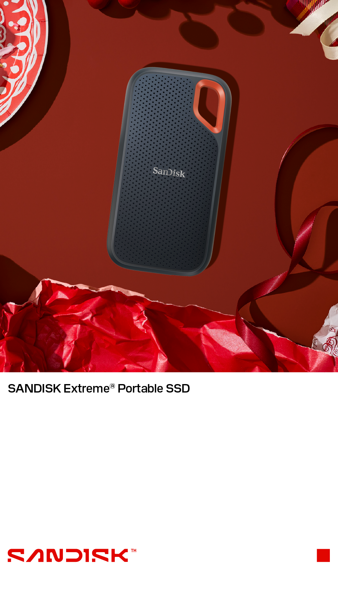 Sandisk Storage Facebook ad