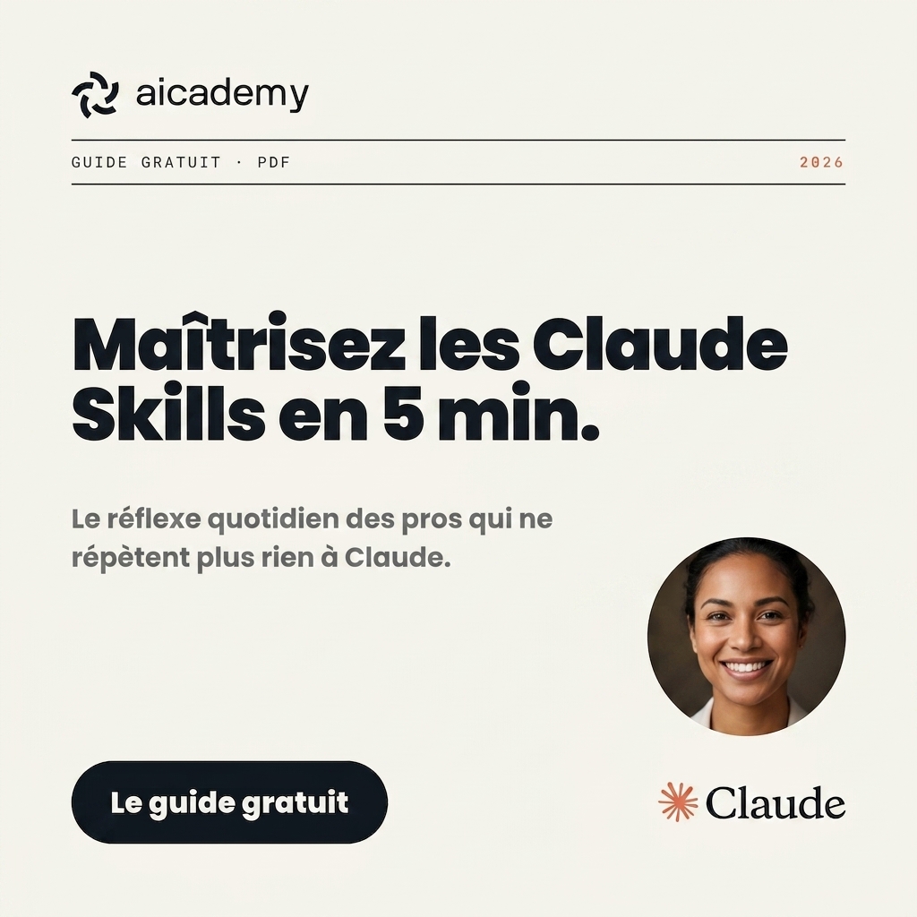 AI Crafters Facebook ad: Guide Gratuit PDF: Maîtrise les compétences Claude en 5 min.