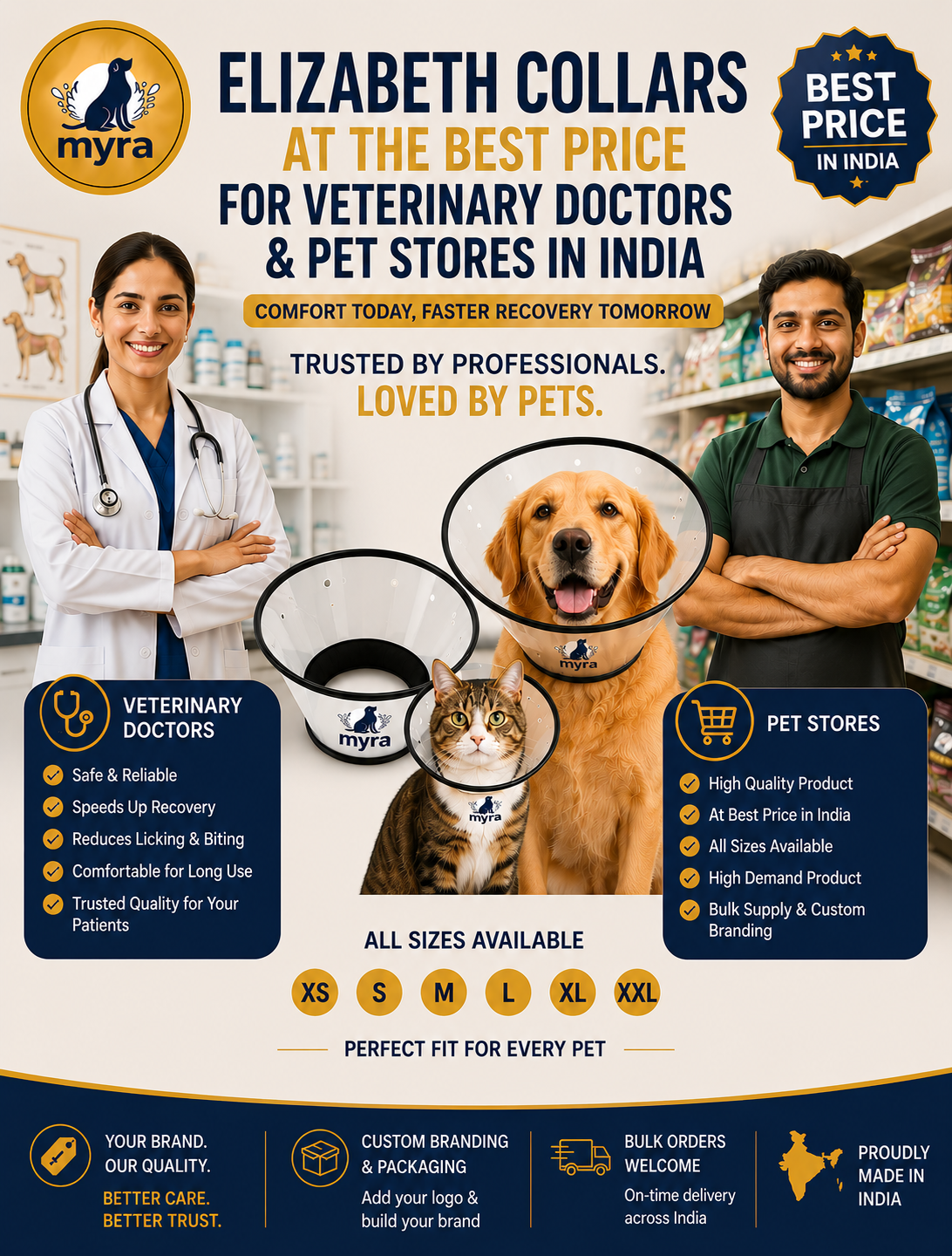 Myra Pet Accessories Facebook ad from Jul 10, 2026