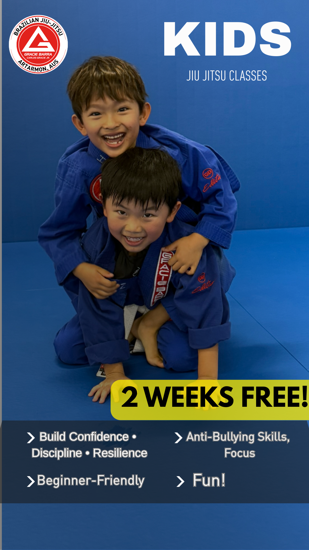 Gracie Barra Artarmon Facebook ad