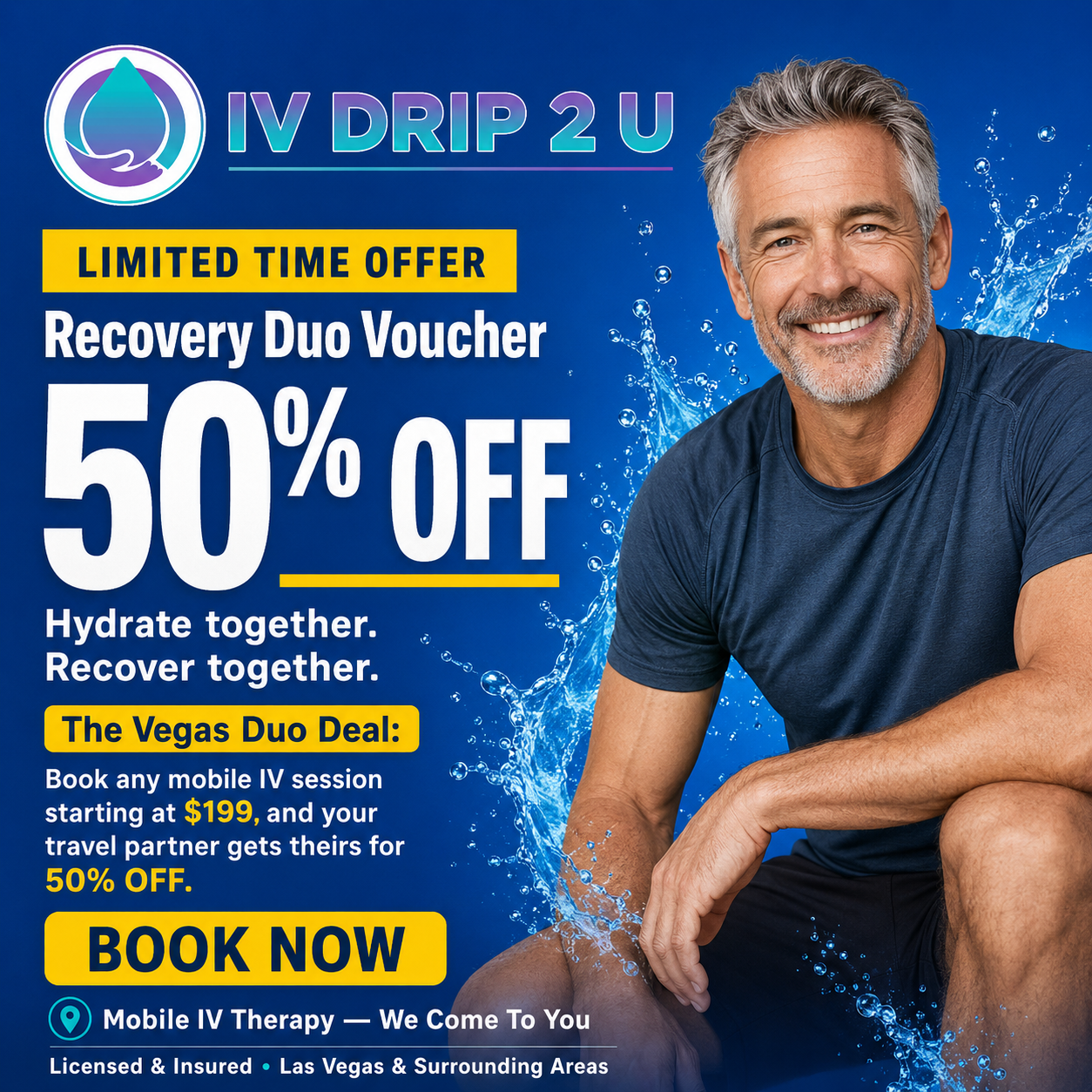 IV Drip 2 U Facebook ad